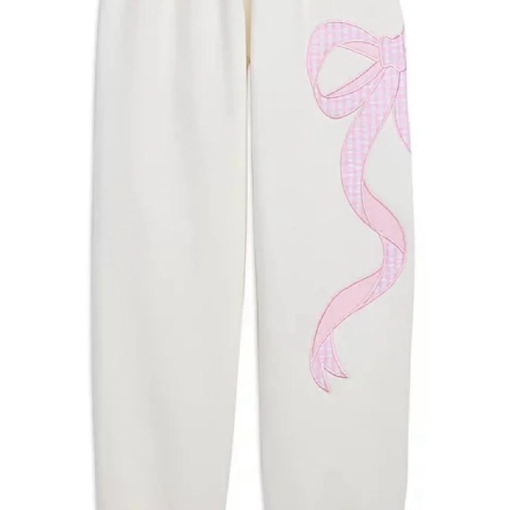 Katie J NYC White and Pink Jogger Set. Like new - Picture 6 of 10
